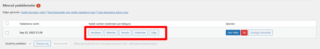 WordPress site taşıma