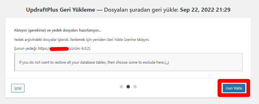 WordPress site taşıma, site klonlama