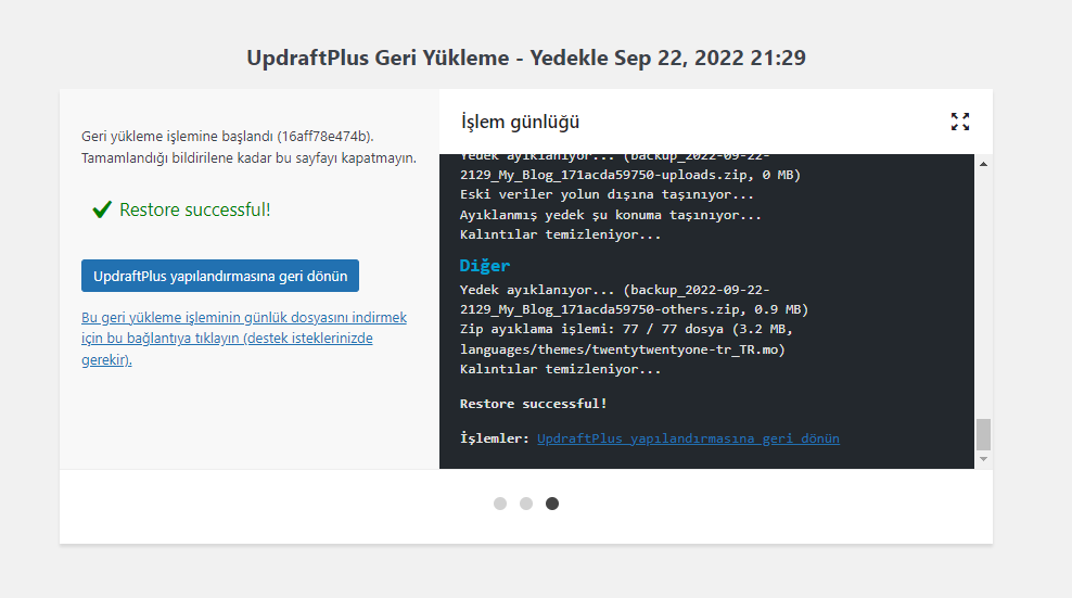 WordPress site taşıma